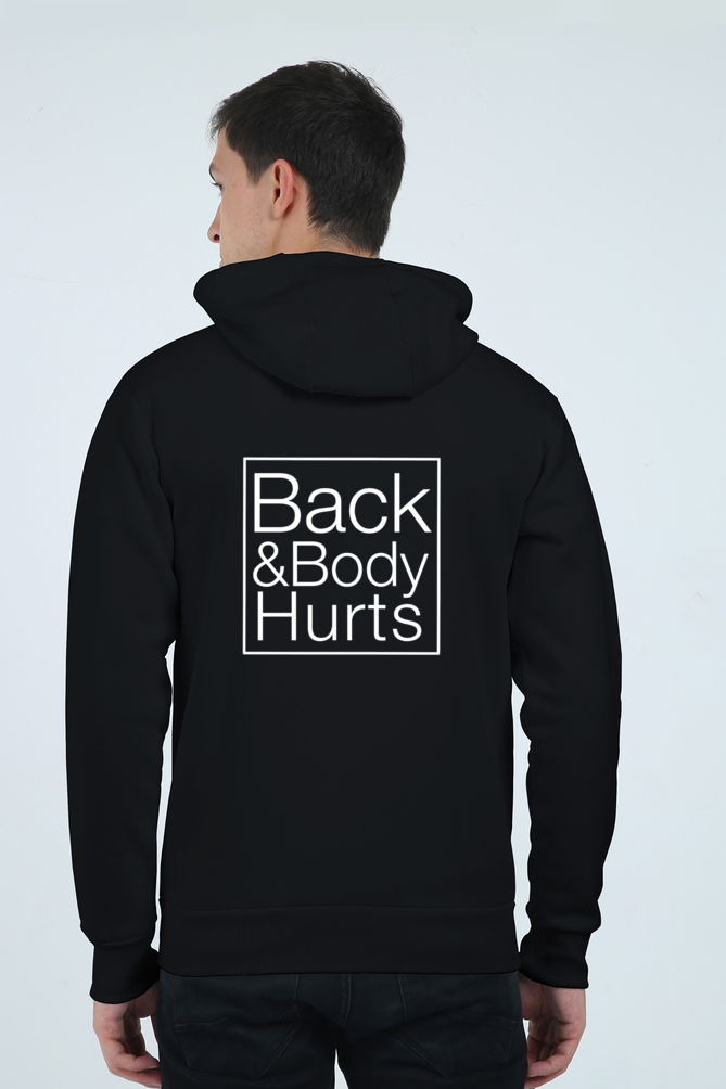 Back and Body Hurts Zipper Hoodie