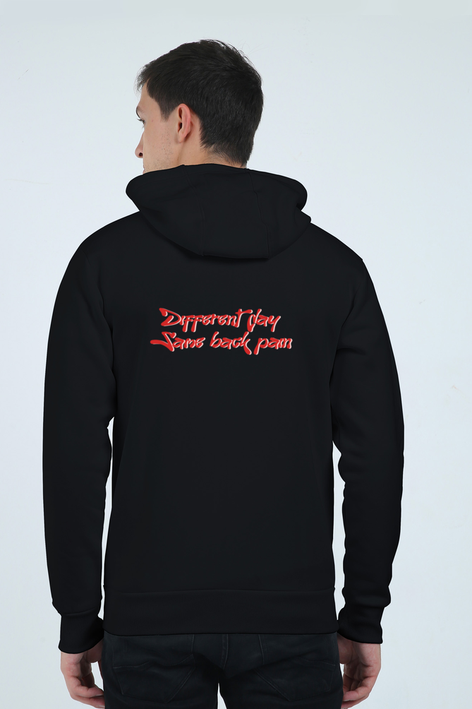 Back Pain Zipper Hoodie