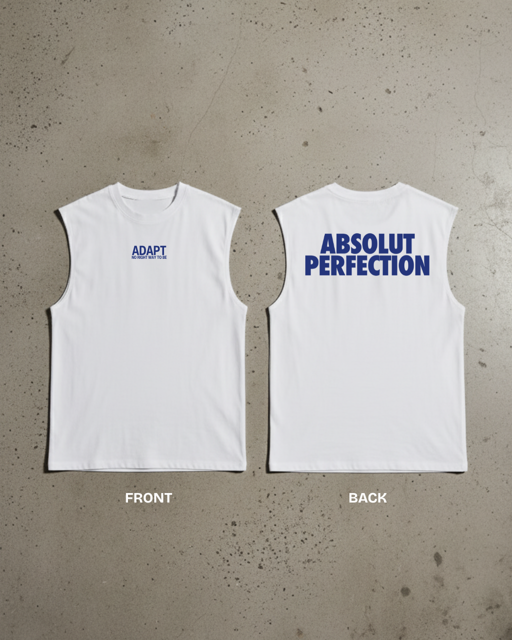 Perfect Tank [Unisex Oversized] [Back Print]