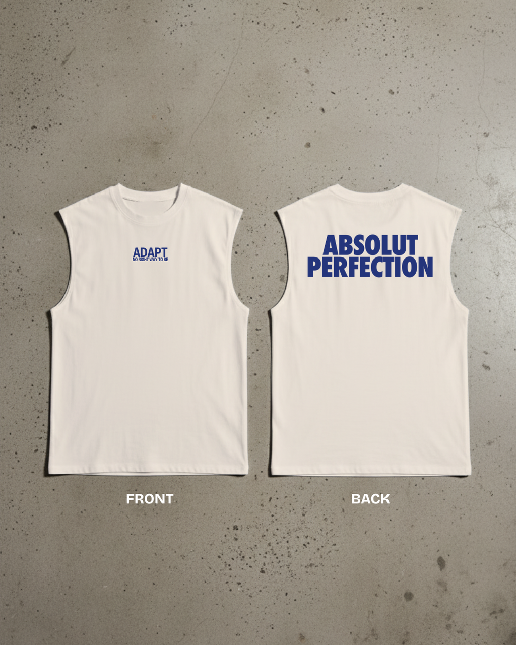 Perfect Tank [Unisex Oversized] [Back Print]