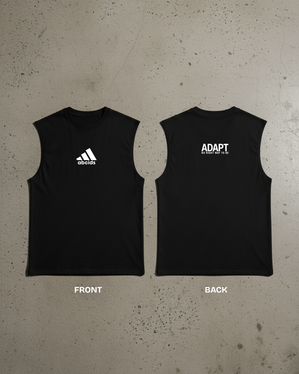ABCDs Tank Tops [Unisex Oversized]