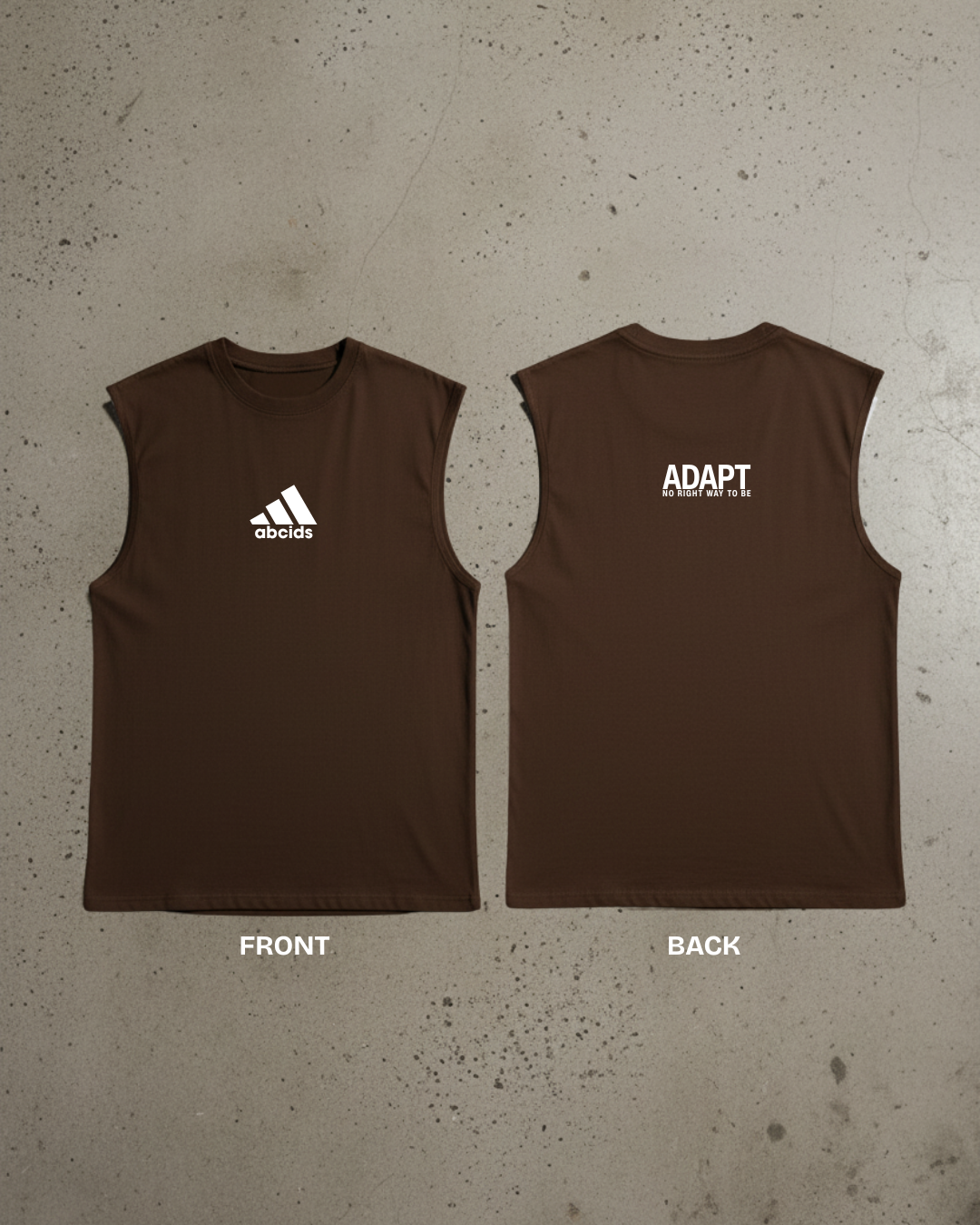 ABCDs Tank Tops [Unisex Oversized]